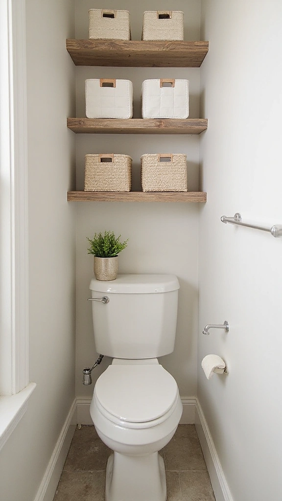 41 Small Space Home Decor Ideas That Feel Big - 27. Smart Bathroom Storage