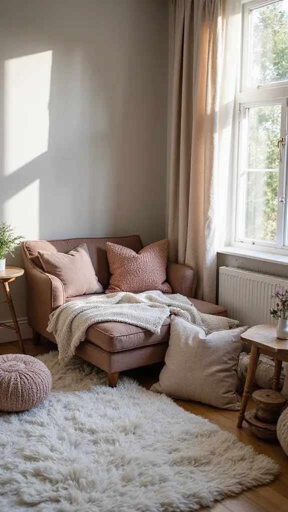 41 Small Space Home Decor Ideas That Feel Big - 37. Incorporate Soft Textures