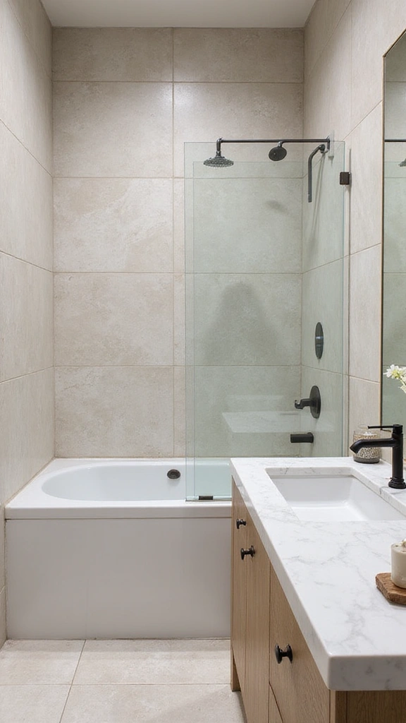 41 Tiny Bathroom Ideas with Shower Layouts That Actually Work - 28. Innovative Bath Accessories