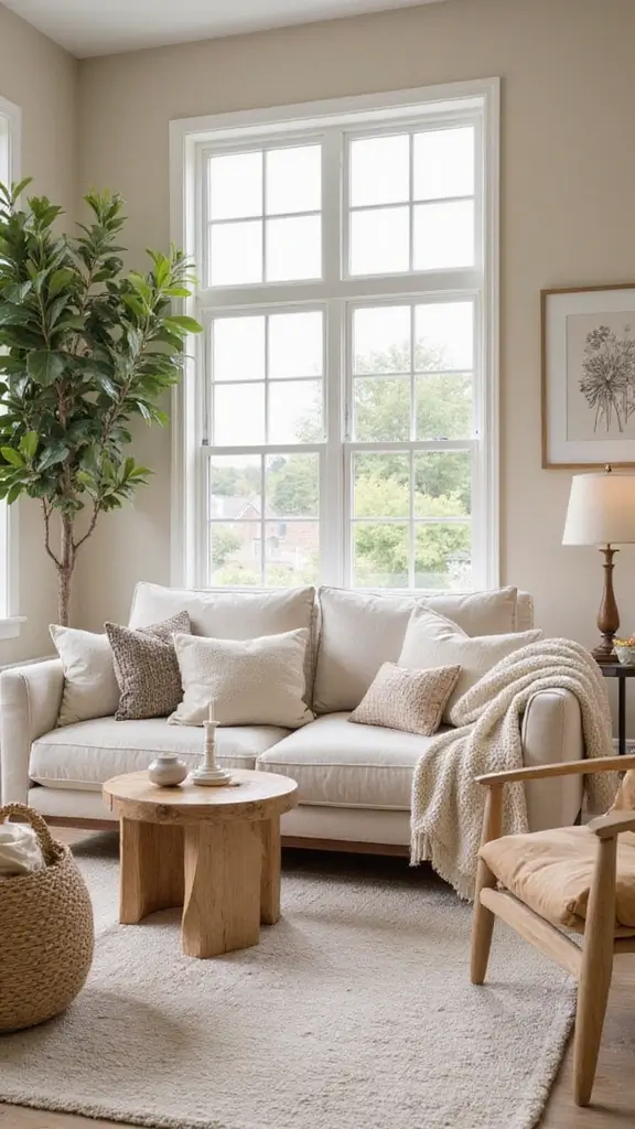 42 Bloxburg House Color Schemes That Look Amazing - 2. Soft Beige and Cream