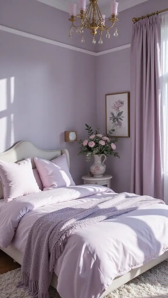 42 Bloxburg House Color Schemes That Look Amazing - 23. Pastel Lilac and Gray