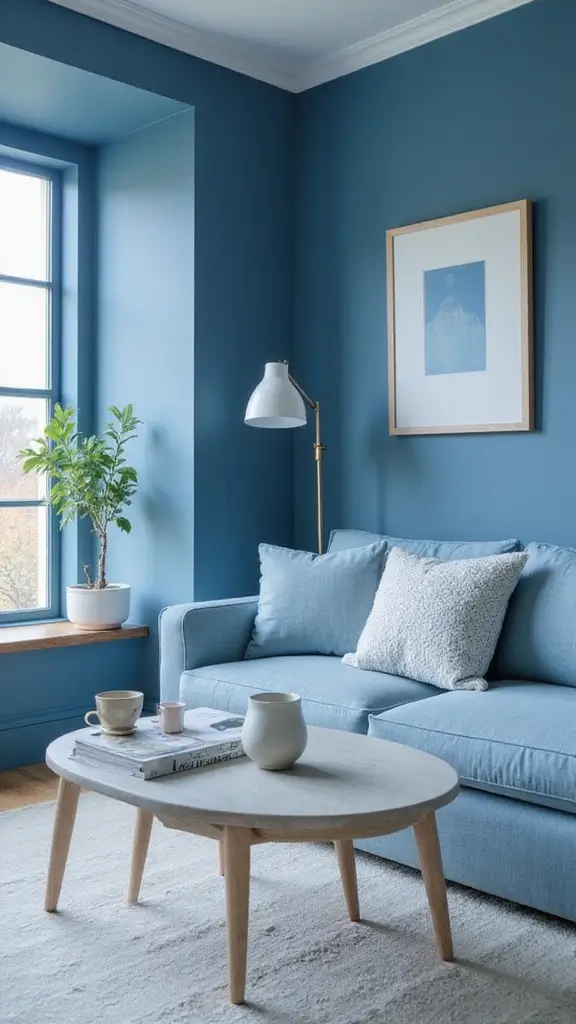 42 Bloxburg House Color Schemes That Look Amazing - 3. Monochromatic Blues
