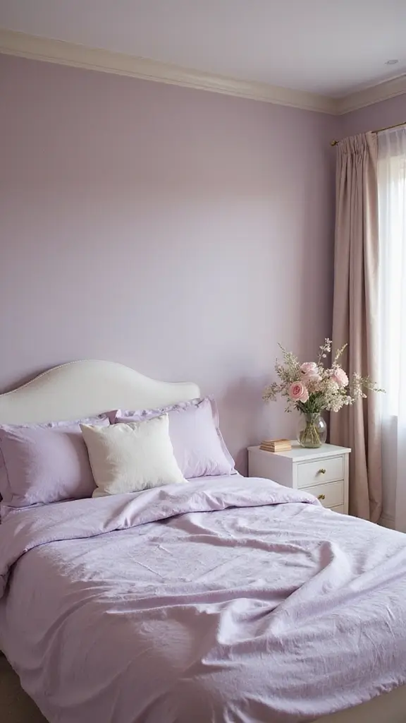 42 Bloxburg House Color Schemes That Look Amazing - 37. Muted Lavender and Cream