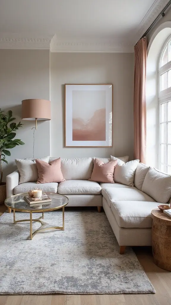 42 Bloxburg House Color Schemes That Look Amazing - 38. Elegant Silver and Blush