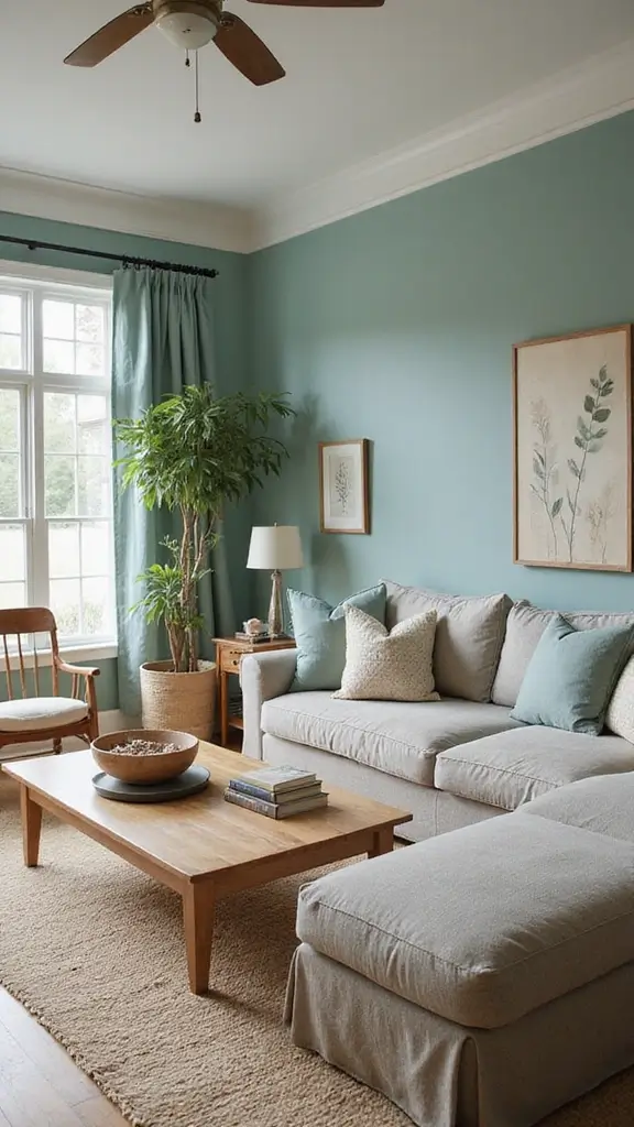 42 Bloxburg House Color Schemes That Look Amazing - 41. Calming Teal and Taupe
