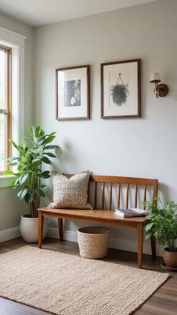 42 Colonial House Interior Design Ideas That Mix Old & New - 13. Design a Welcoming Entryway