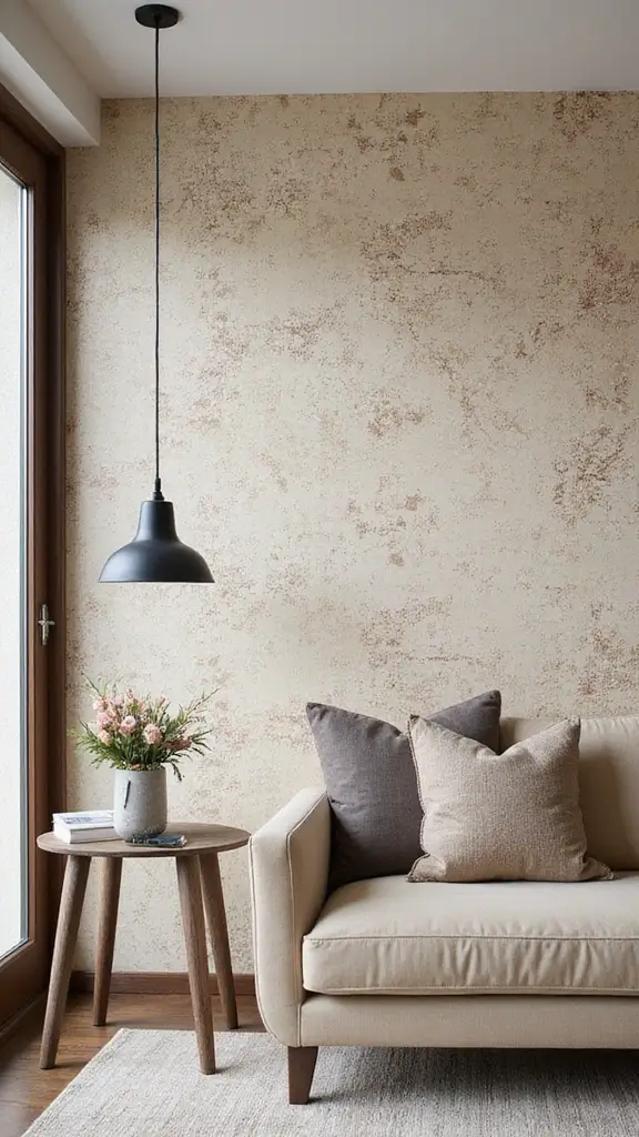 42 Colonial House Interior Design Ideas That Mix Old & New - 14. Accent Walls with Historical Patterns