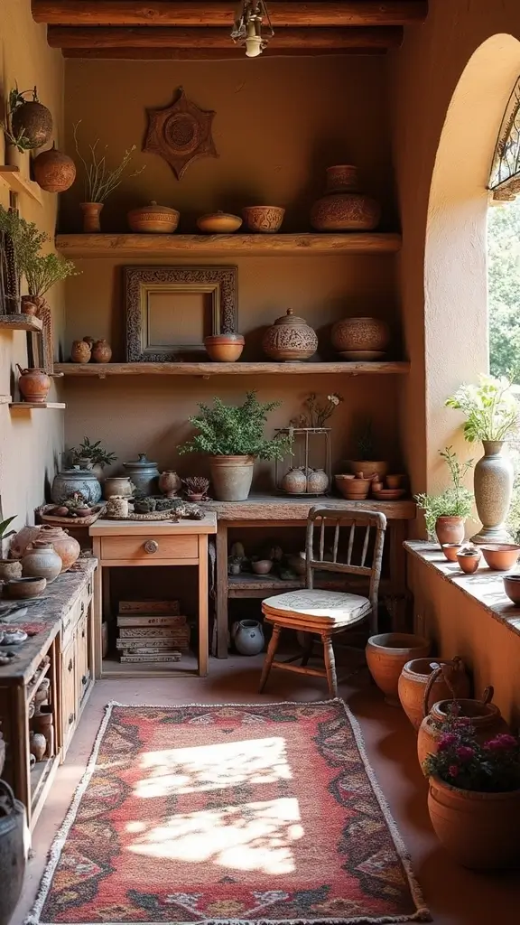42 Colonial House Interior Design Ideas That Mix Old & New - 30. Celebrate Artisanal Craftsmanship