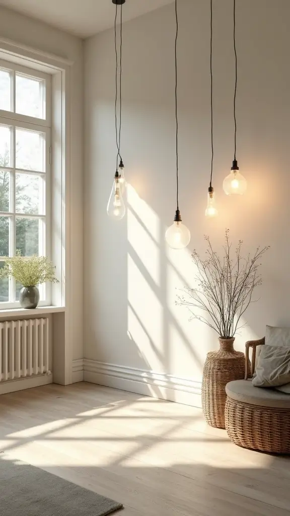 42 Colonial House Interior Design Ideas That Mix Old & New - 4. Brighten Spaces with Modern Lighting