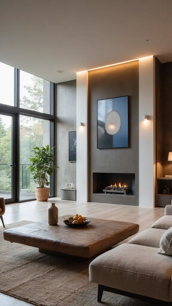 42 Column Design Interior Modern Ideas That Stand Out - 28. Integrated Technology Columns