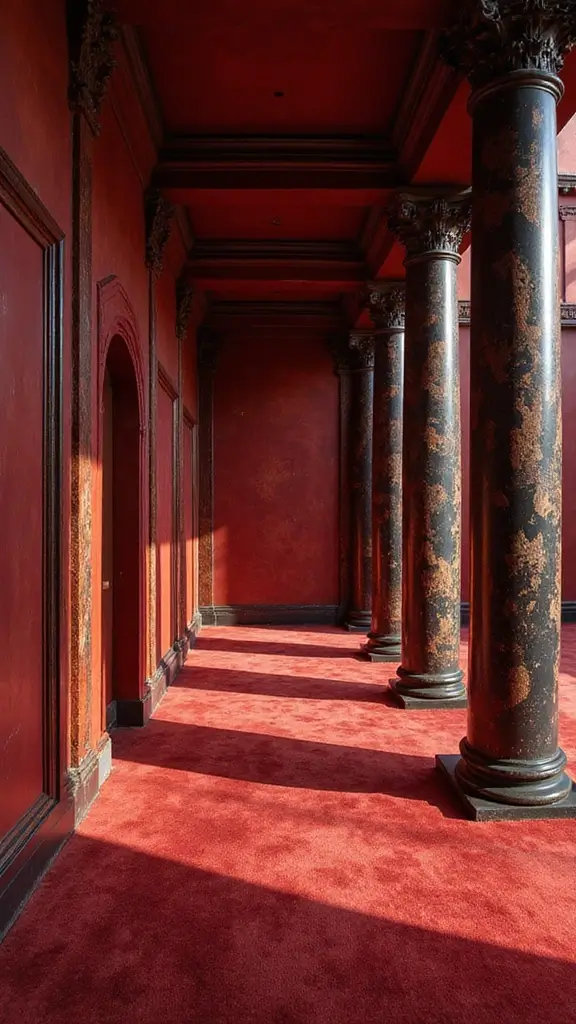 42 Column Design Interior Modern Ideas That Stand Out - 33. Film-Inspired Columns