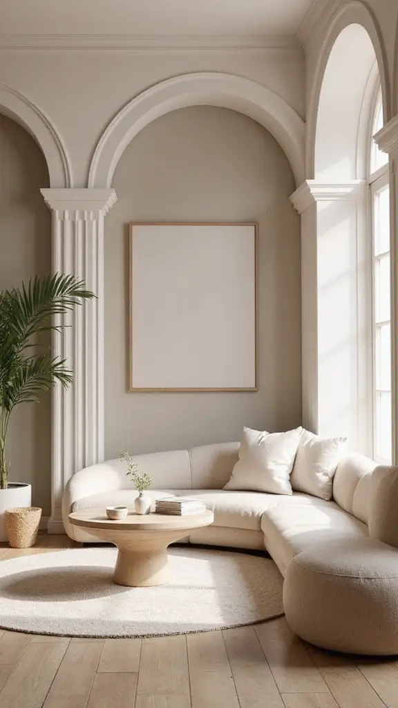 42 Column Design Interior Modern Ideas That Stand Out - 7. Curved Column Designs