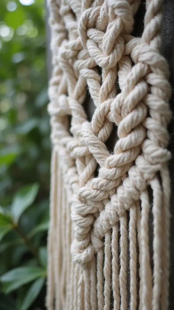42 DIY Boho Home Decor Ideas That Look Dreamy - 1. Macramé Wall Hanging