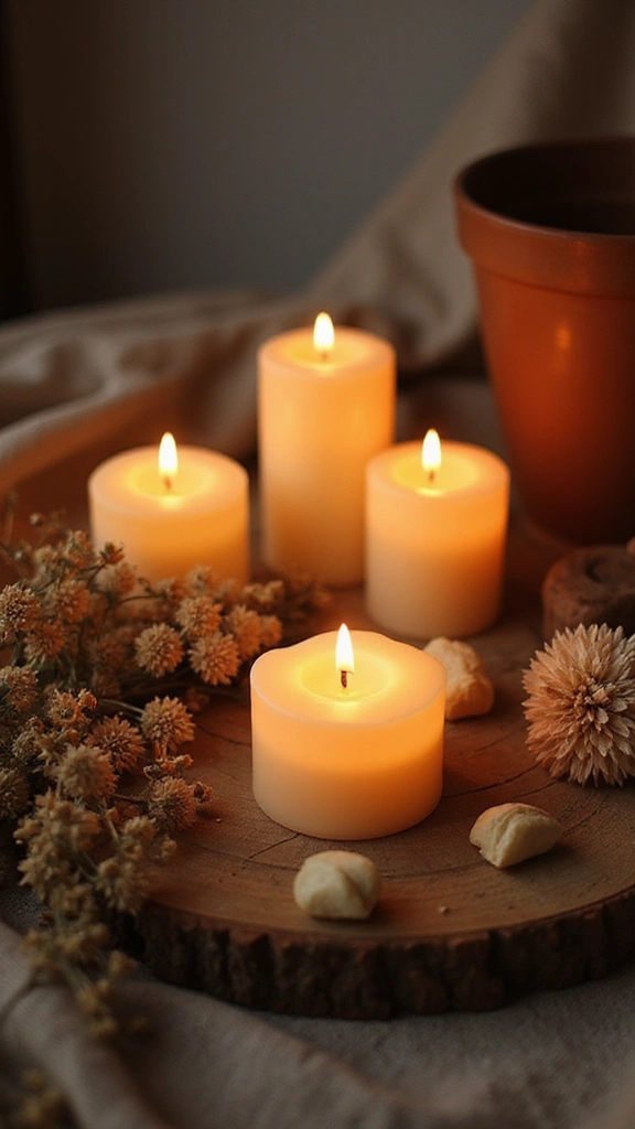 42 DIY Boho Home Decor Ideas That Look Dreamy - 20. Handmade Dreamy Scented Candles