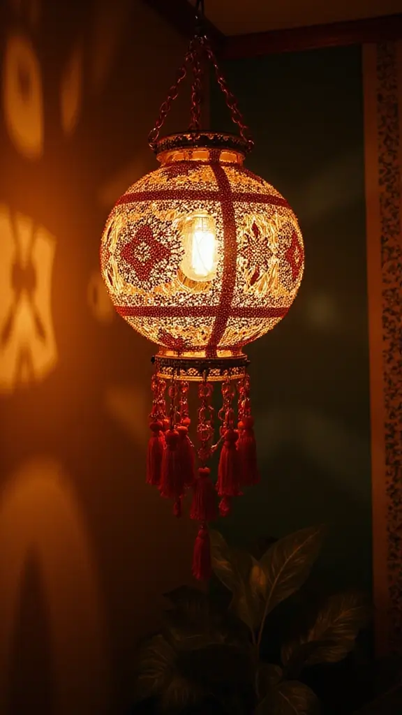 42 DIY Boho Home Decor Ideas That Look Dreamy - 31. Boho Chic Lighting Fixtures