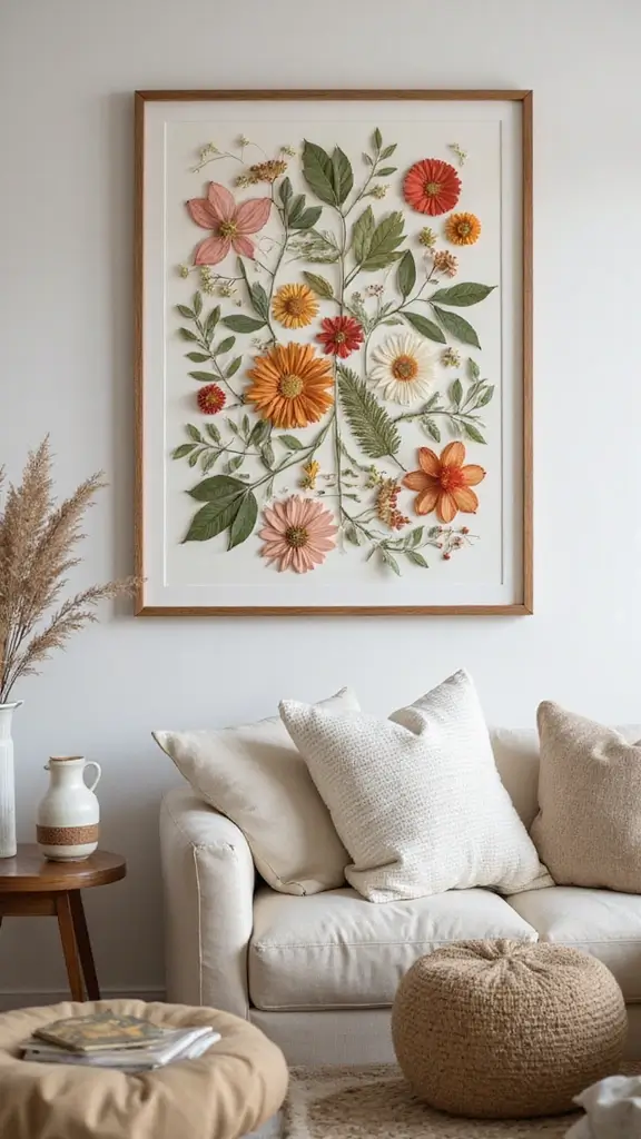 42 Easter Decor Ideas for the Home That Feel Fresh and Fun - 26. Botanical Wall Hangings