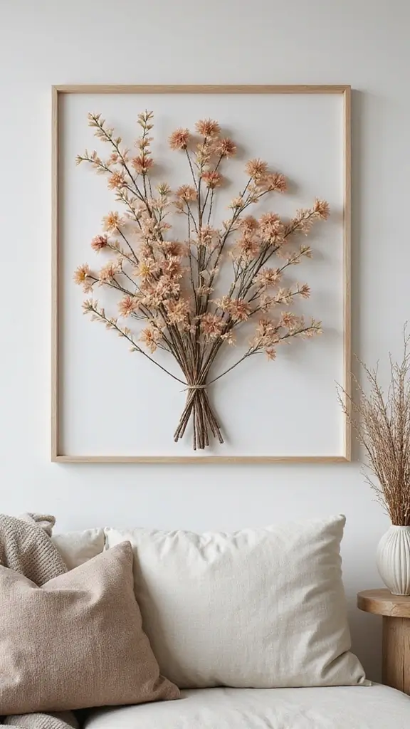 42 Easter Decor Ideas for the Home That Feel Fresh and Fun - 29. Nature-Inspired Wall Decor