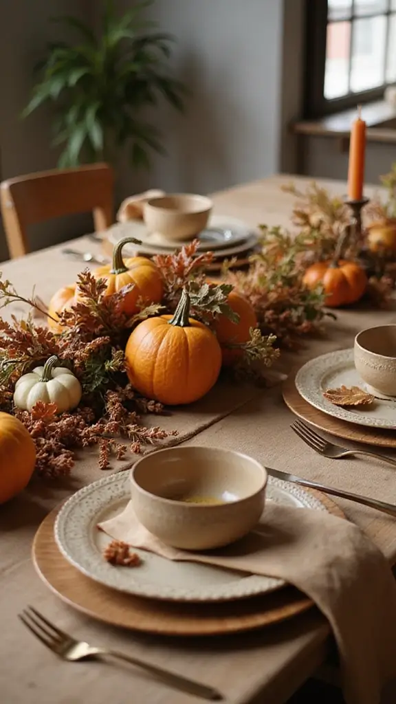 42 Fall Decor Ideas for the Home That Feel Warm & Cozy - 12. Fall-Themed Table Settings