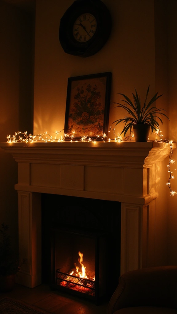 42 Fall Decor Ideas for the Home That Feel Warm & Cozy - 34. Simple String Lights