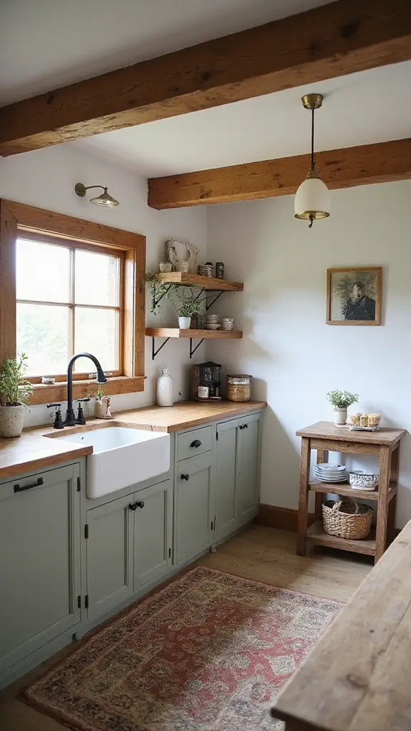 42 Home Decor Ideas for Kitchens That Feel Warm and Stylish - 37. Farmhouse Style