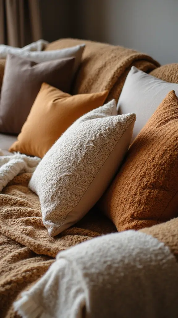 42 January Home Decor Ideas That Refresh Your Space - 1. Warm Woolen Textiles