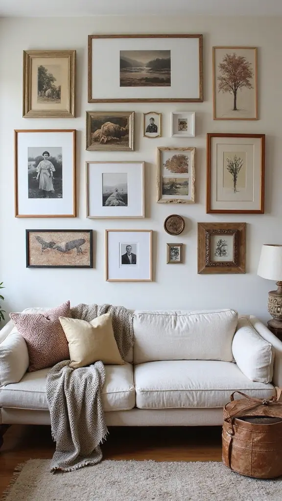 42 January Home Decor Ideas That Refresh Your Space - 17. Layered Wall Decor