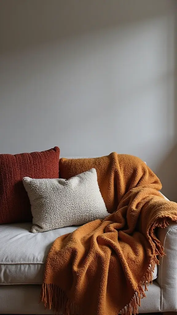 42 January Home Decor Ideas That Refresh Your Space - 20. Textured Throw Blankets