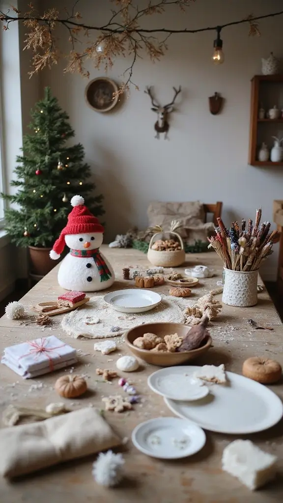 42 January Home Decor Ideas That Refresh Your Space - 21. Winter-Themed DIY Projects