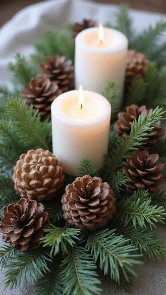 42 January Home Decor Ideas That Refresh Your Space - 26. DIY Winter Centerpieces