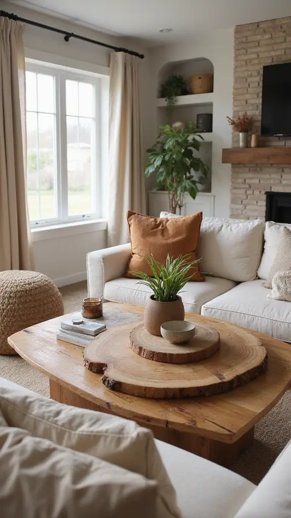 42 January Home Decor Ideas That Refresh Your Space - 28. Natural Wood Accents