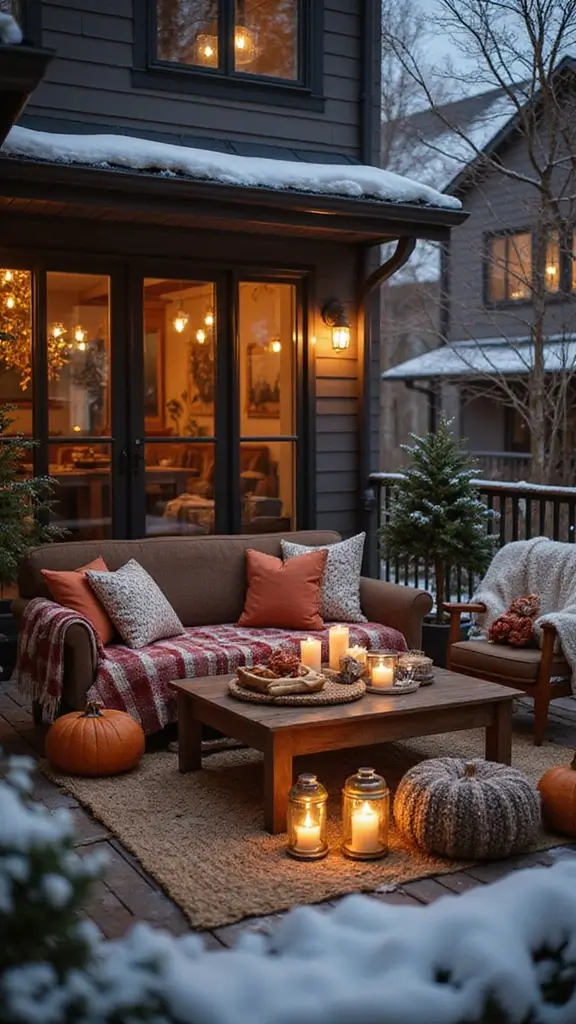42 January Home Decor Ideas That Refresh Your Space - 36. Comfortable Outdoor Spaces