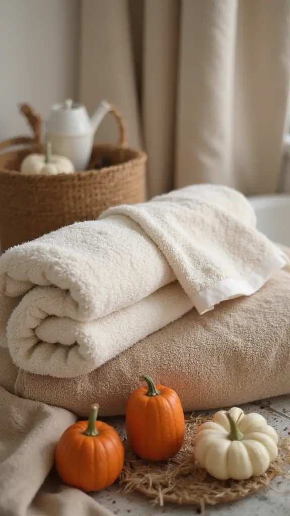 42 January Home Decor Ideas That Refresh Your Space - 40. Cozy Bath Essentials