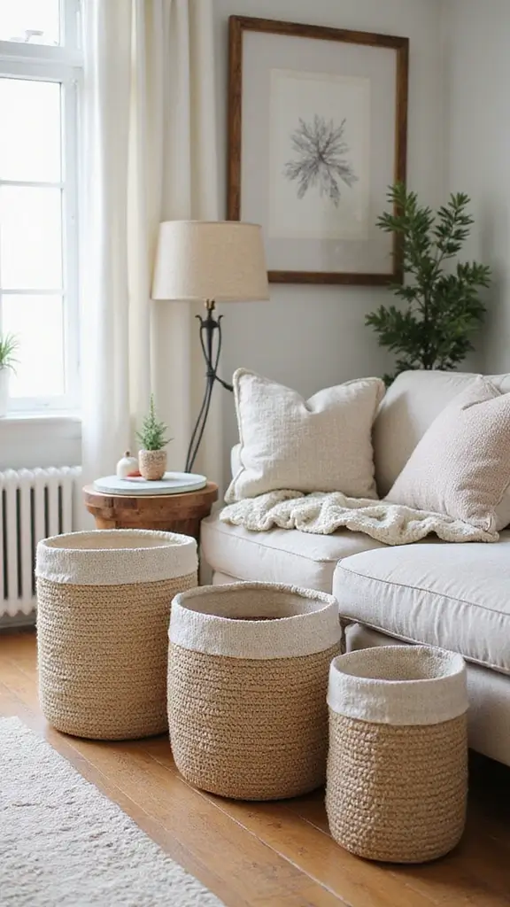 42 January Home Decor Ideas That Refresh Your Space - 8. Stylish Storage Solutions