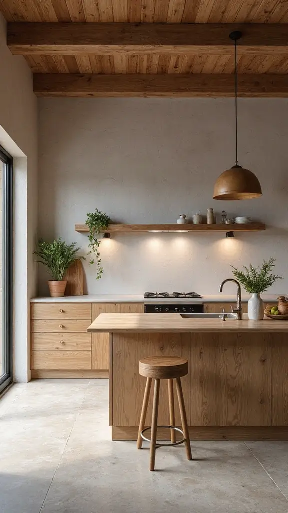 42 Kitchen Interior Design Modern Looks You’ll Love - 10. Natural Textures