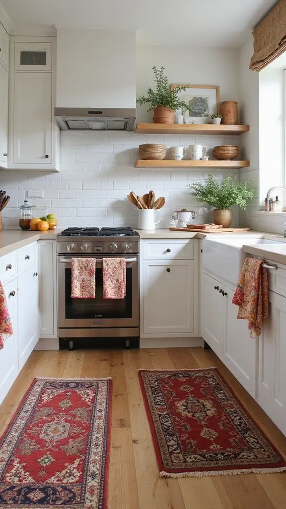42 Kitchen Interior Design Modern Looks You’ll Love - 18. Layered Textiles
