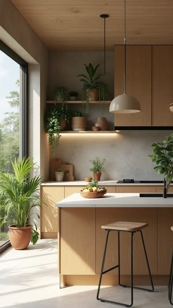42 Kitchen Interior Design Modern Looks You’ll Love - 23. Biophilic Design