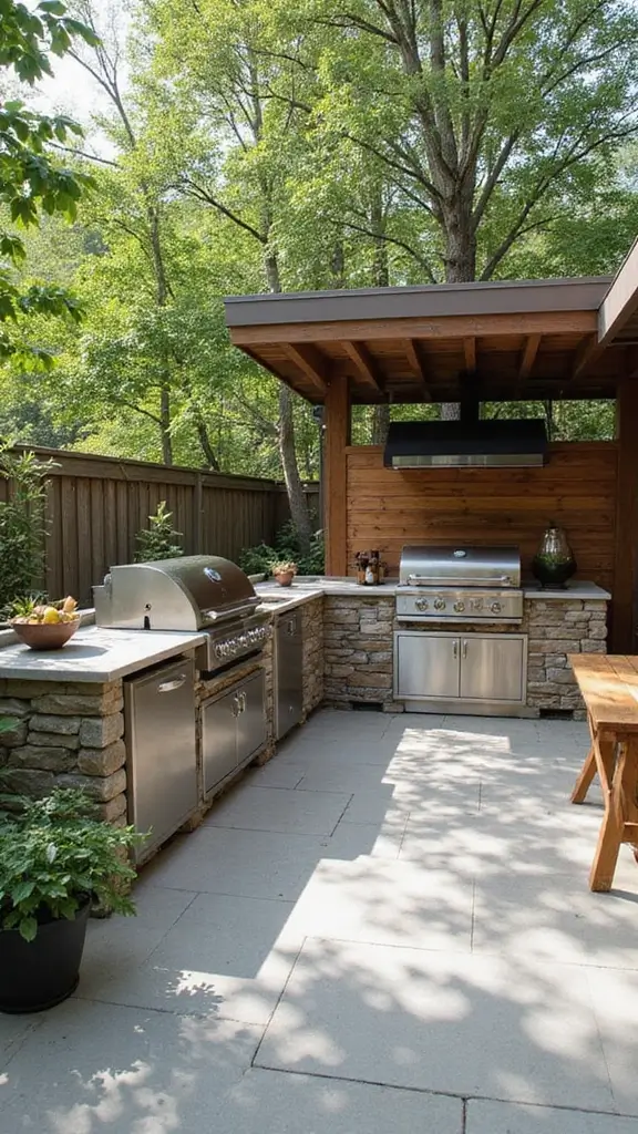 42 Kitchen Interior Design Modern Looks You’ll Love - 35. Outdoor Kitchen Spaces