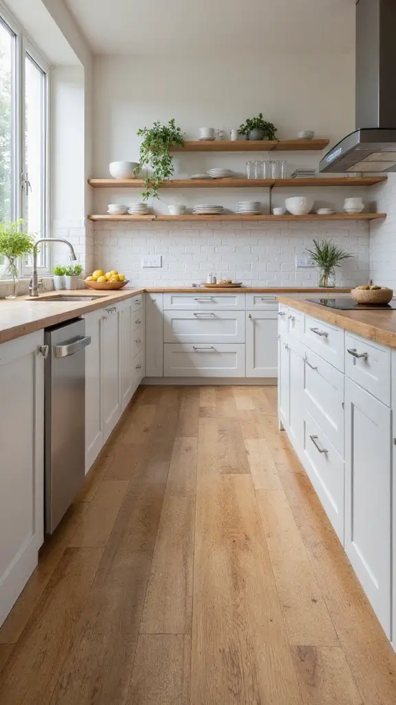 42 Kitchen Interior Design Modern Looks You’ll Love - 5. Sustainable Flooring