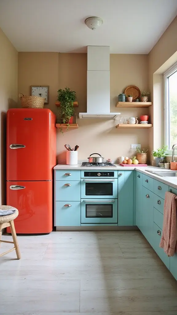 42 Kitchen Trends 2025 Interior Design Must-Try Styles - 13. Colorful Appliances