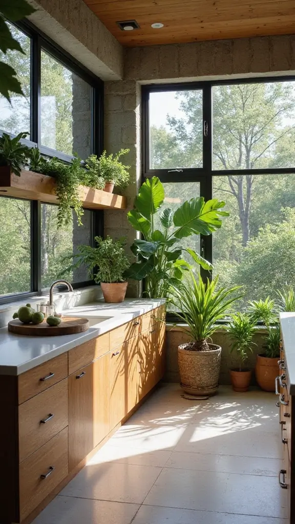 42 Kitchen Trends 2025 Interior Design Must-Try Styles - 2. Biophilic Design