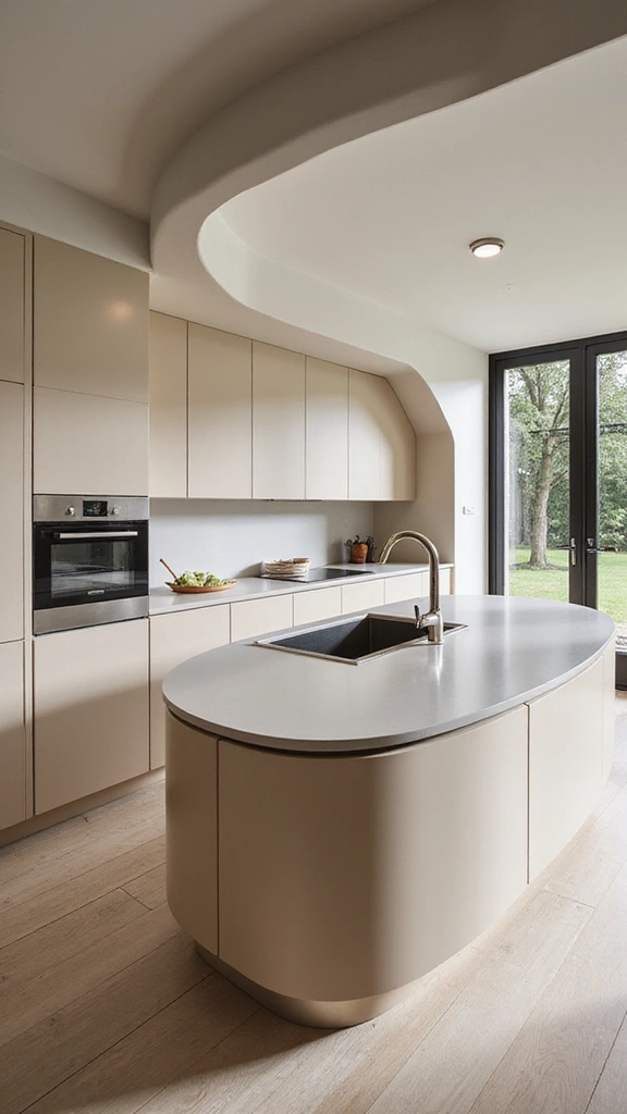 42 Kitchen Trends 2025 Interior Design Must-Try Styles - 38. Curved Design Elements