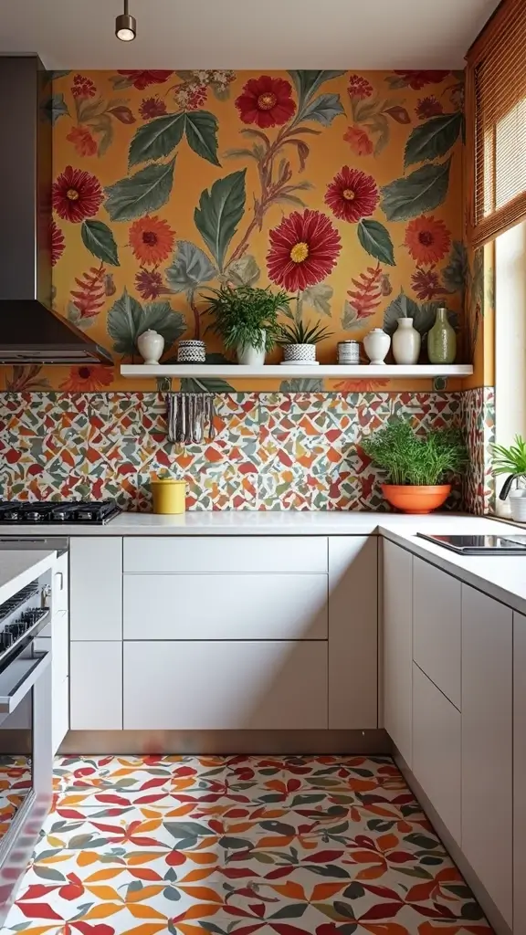 42 Kitchen Trends 2025 Interior Design Must-Try Styles - 39. Bold Patterns