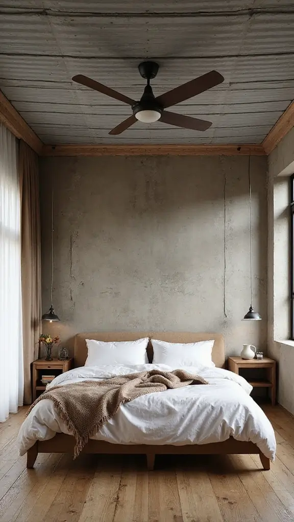 42 Latest False Ceiling Designs for Bedroom Spaces You’ll Love - 22. Corrugated Metal