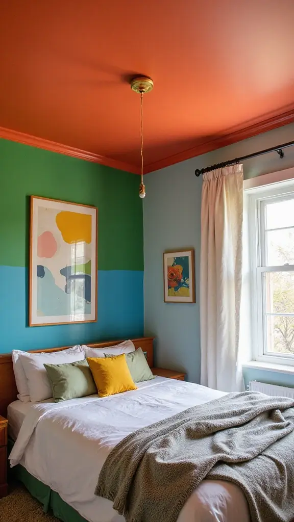 42 Latest False Ceiling Designs for Bedroom Spaces You’ll Love - 23. Eco-Friendly Paint