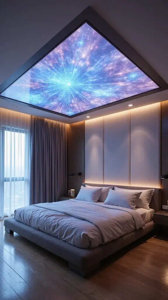 42 Latest False Ceiling Designs for Bedroom Spaces You’ll Love - 32. Interactive Ceilings