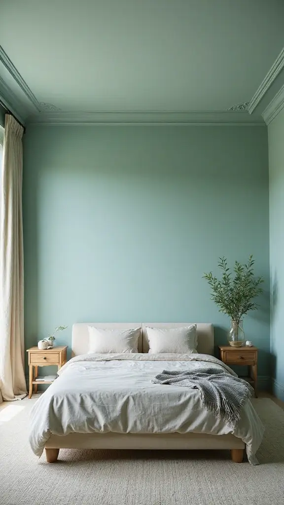 42 Latest False Ceiling Designs for Bedroom Spaces You’ll Love - 4. Nature-Inspired Colors