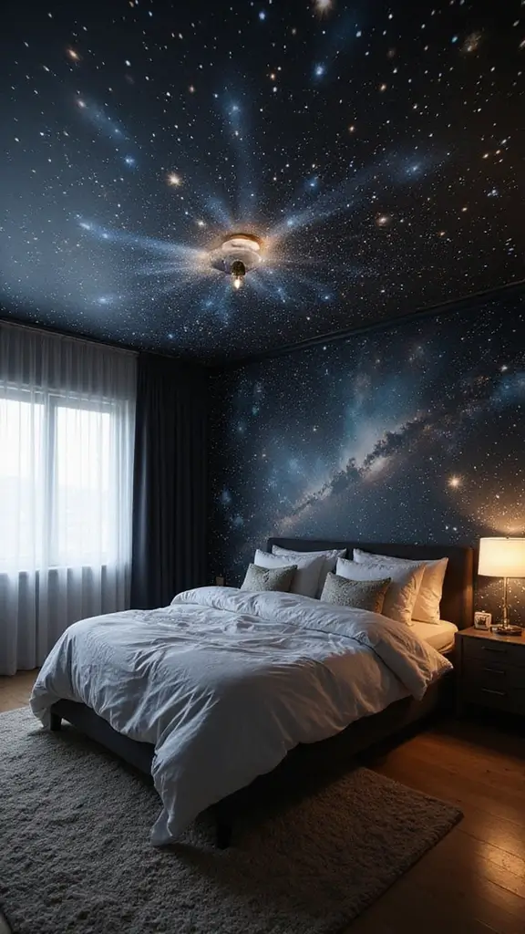 42 Latest False Ceiling Designs for Bedroom Spaces You’ll Love - 40. Celestial Themes