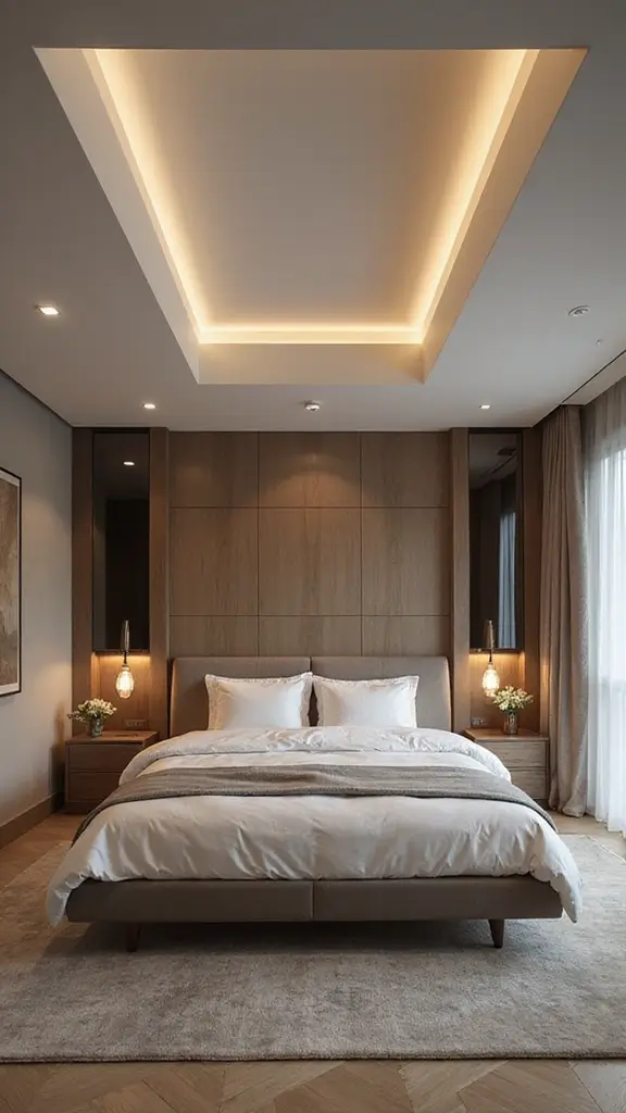 42 Latest False Ceiling Designs for Bedroom Spaces You’ll Love - 7. Floating Ceilings