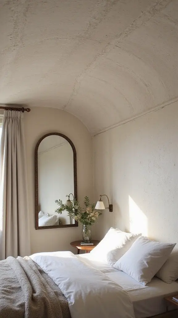 42 Latest False Ceiling Designs for Bedroom Spaces You’ll Love - 9. Textured Plaster Finish