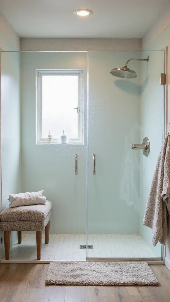 42 Mobile Home Bathroom Remodel Ideas That Upgrade Comfort - 23. Open Shower Designs